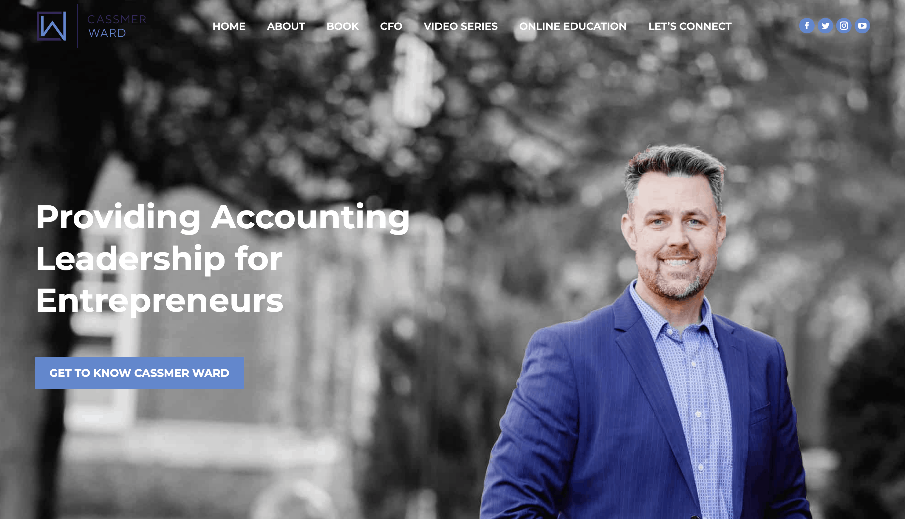 Cassmer Ward Accounting leadership website design services