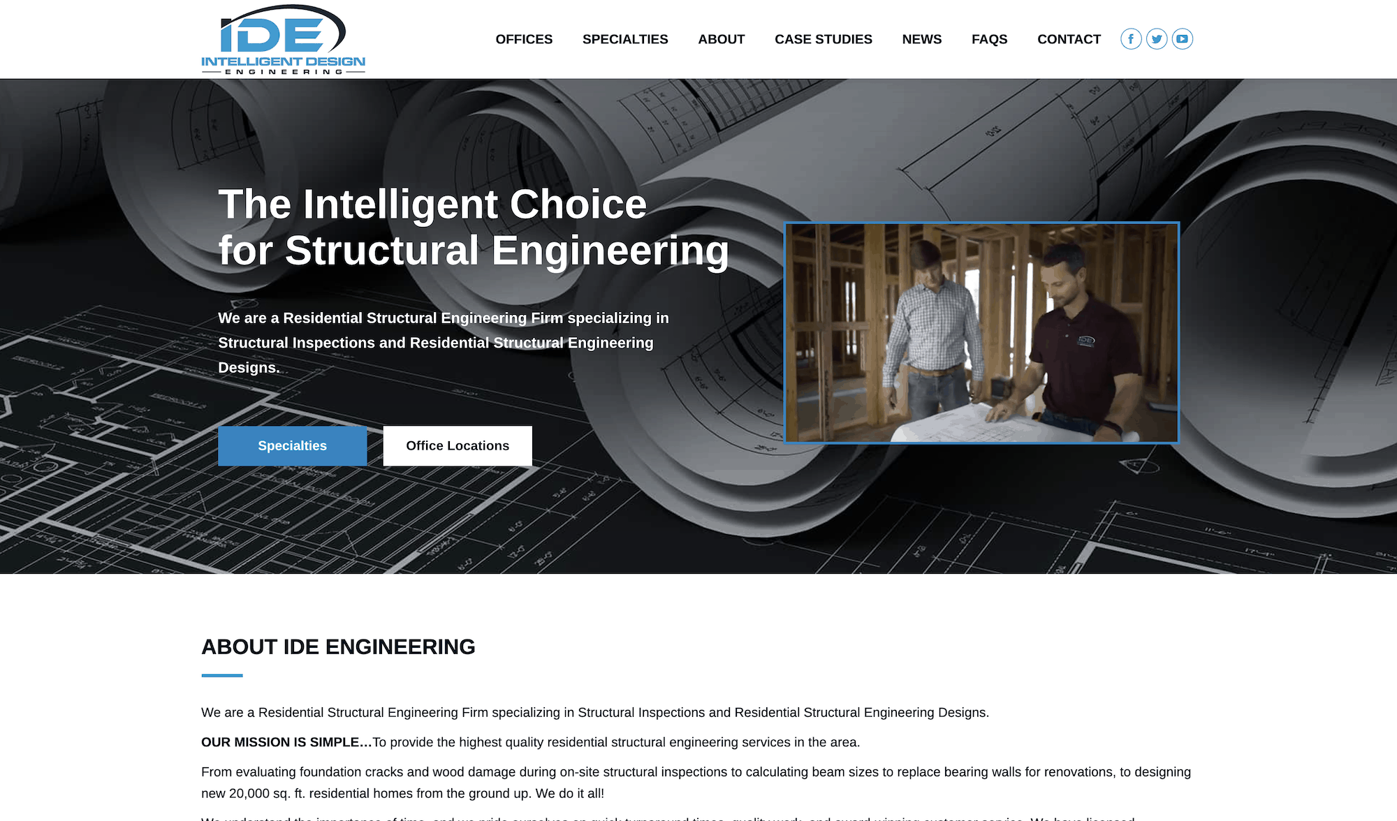 intelligent design engineering website design services