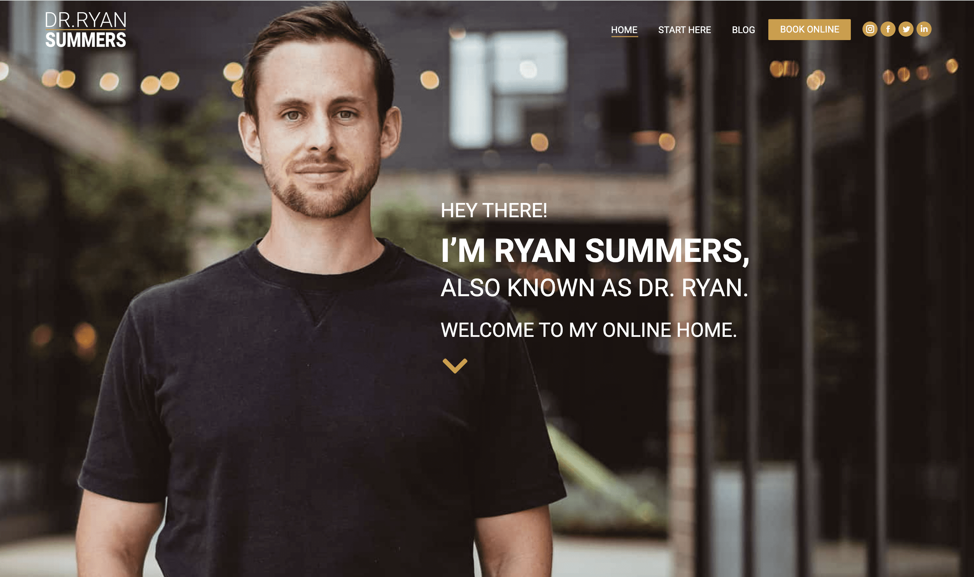 ryan summers website design by dietz group