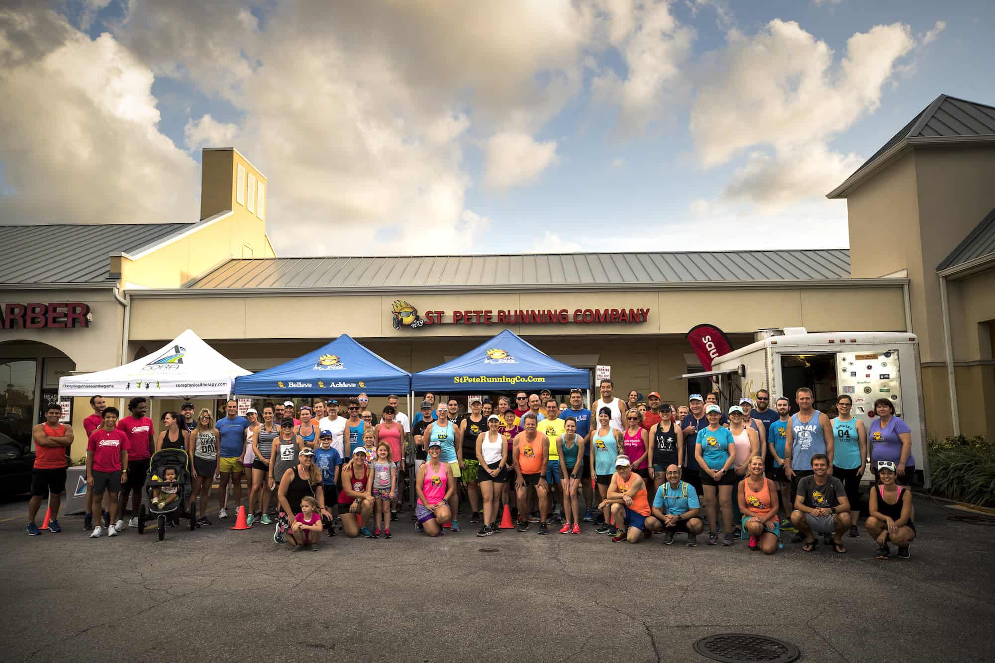 running store marketing - St Pete Running Company event