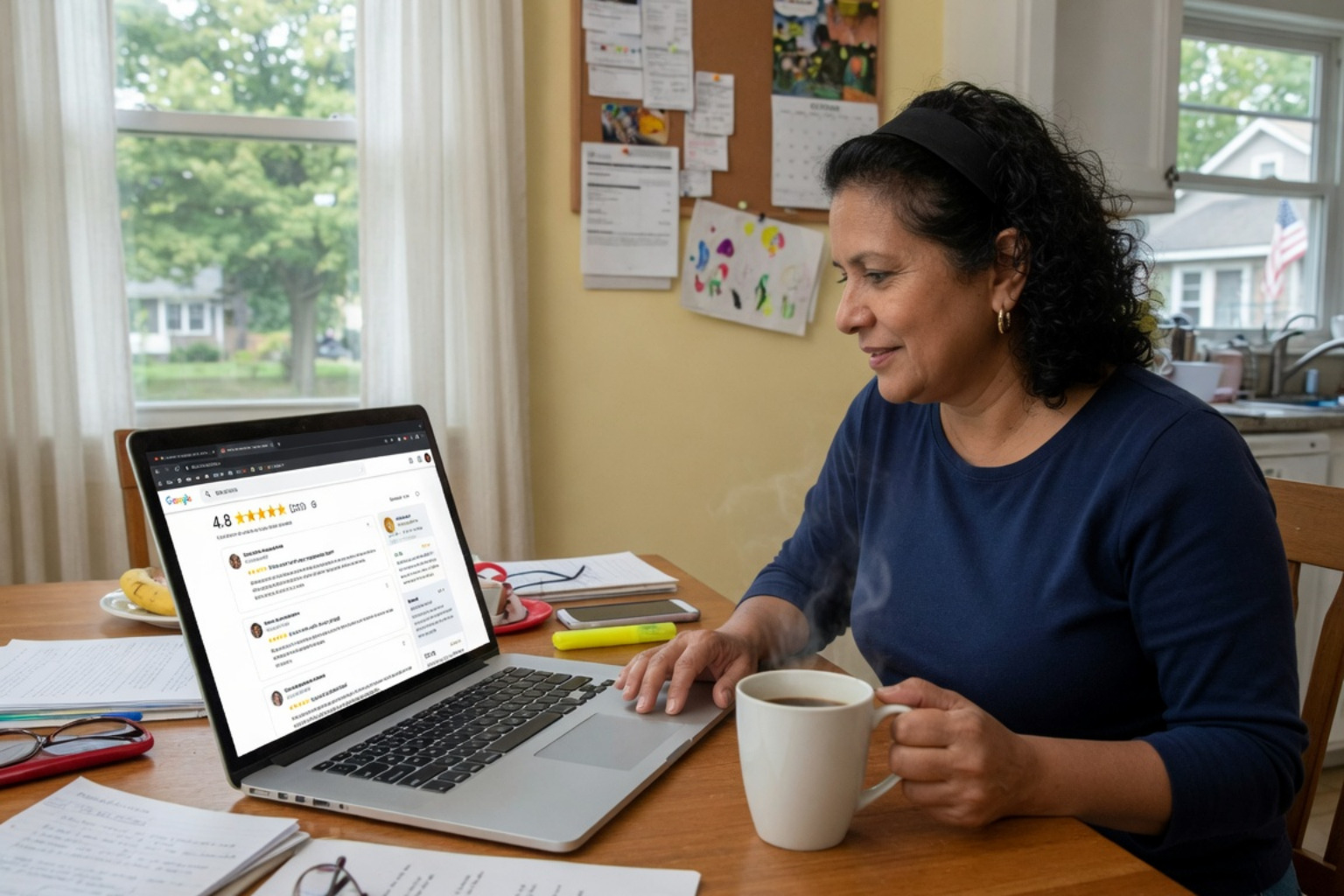 manage Google Business reviews