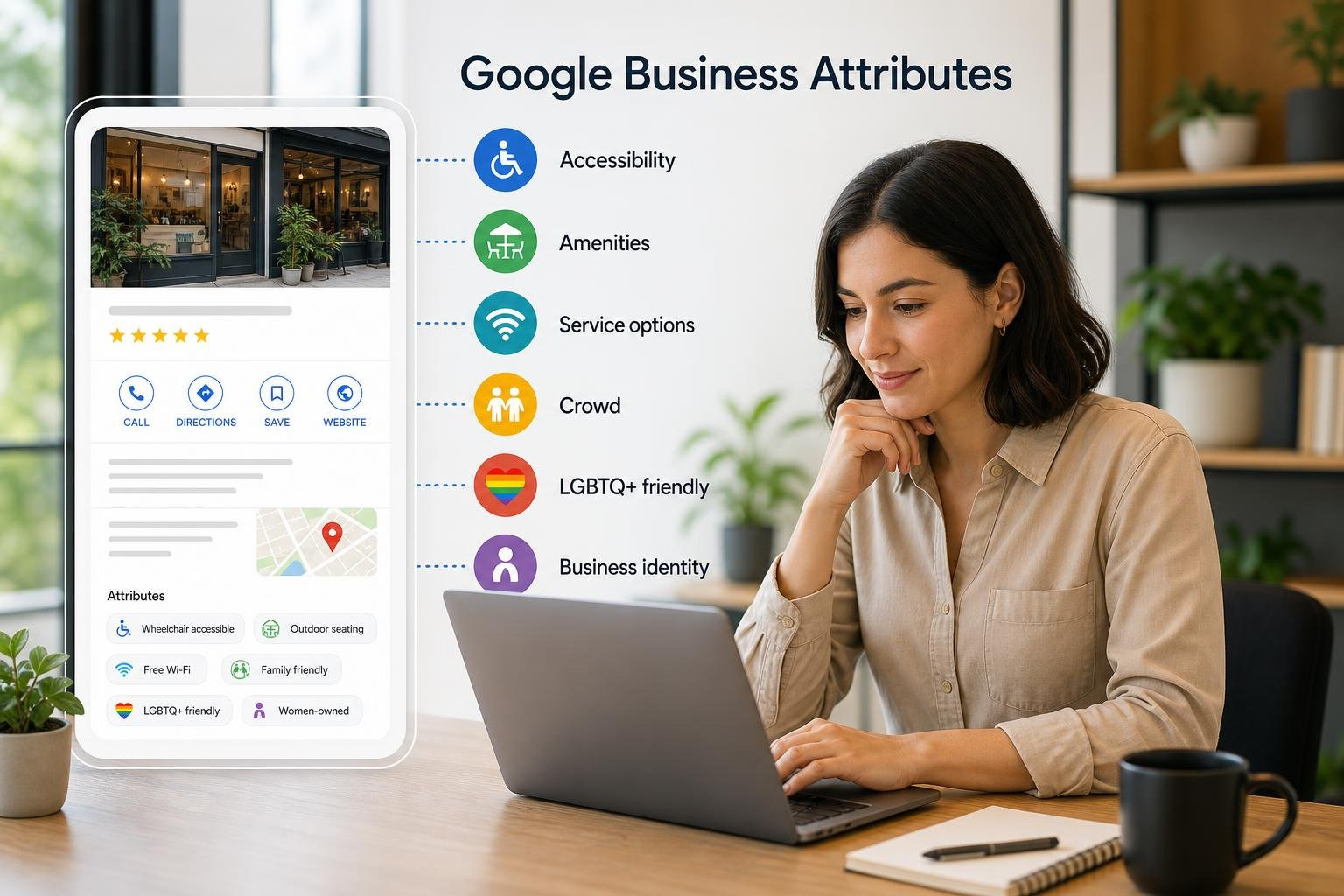 google business attributes